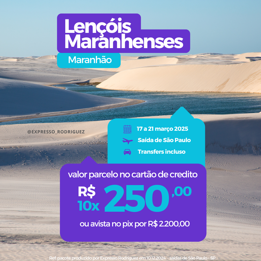 LENÇÕIS MARANHENSES - MA